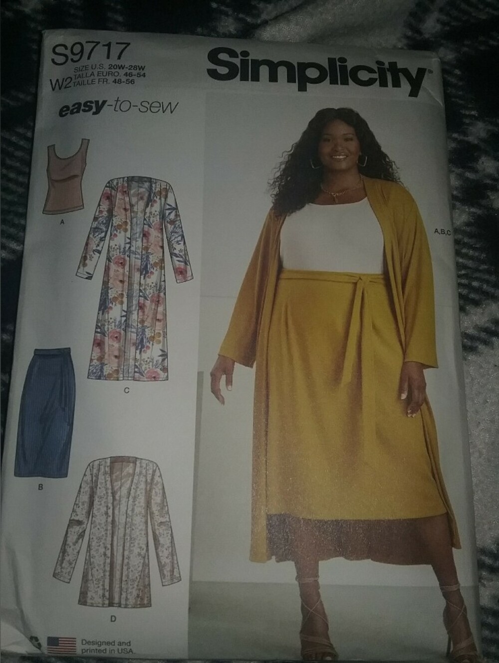 Simplicity  Skirt, Top and Jacket Sewing Pattern - Plus Size - Uncut